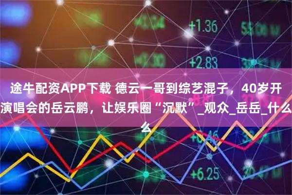 途牛配资APP下载 德云一哥到综艺混子，40岁开演唱会的岳云鹏，让娱乐圈“沉默”_观众_岳岳_什么