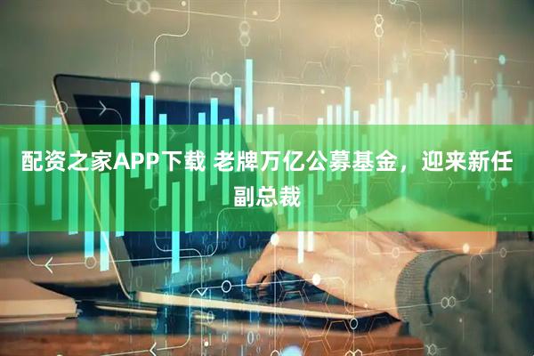 配资之家APP下载 老牌万亿公募基金，迎来新任副总裁